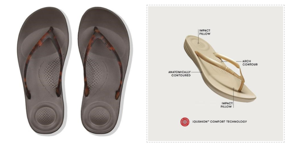 Fitflop best sale iqushion tortoiseshell